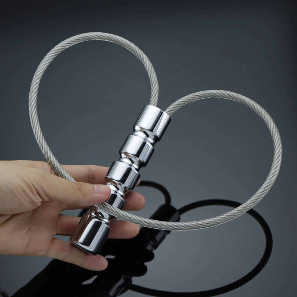 Bdsm Metal Wirerope Whip For Adult Games And Couples Sm Gear Toys