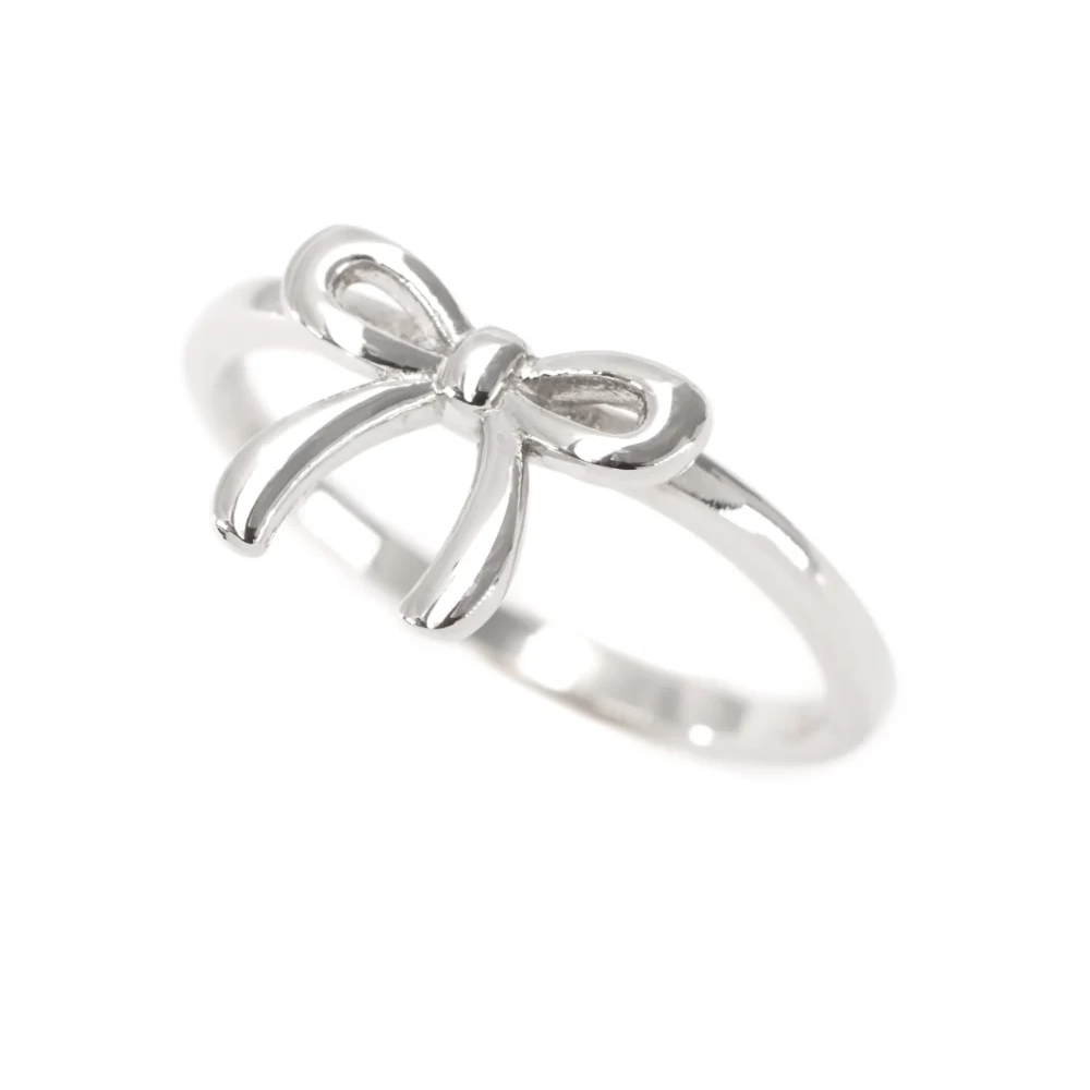 Bow Ring Stainless Steel In Style Jewelry
