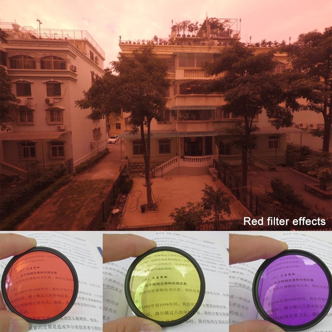52 Millimetre Lens Filter Set For Gopro Hero5 Action Camera With Multiple Filters