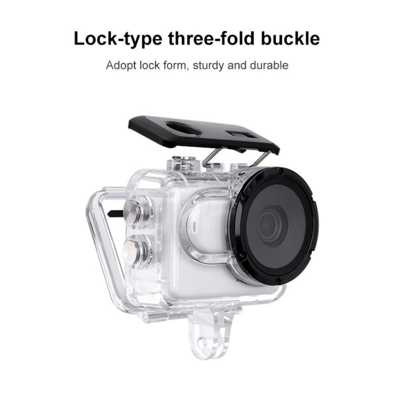 Waterproof Housing For Insta360 Go Underwater Case With Touch Screen Back Cover