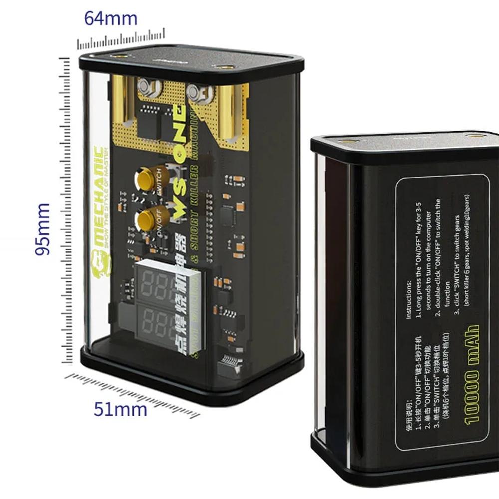 Powerful One Pulse Welding Short Killer For Mechanics With Adjustable Output