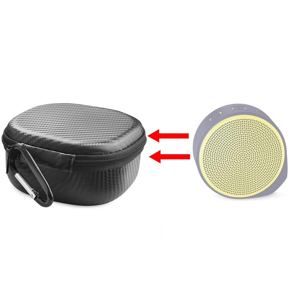 Carbon Fiber Protective Bag For Logitech X100 Bluetooth Speaker Storage Solution