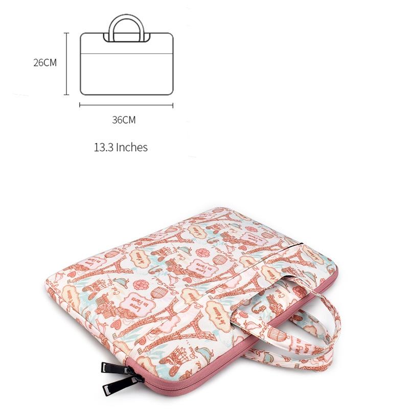 Waterproof Canvas Handbag For 13.3 Inch Laptops And Accessories