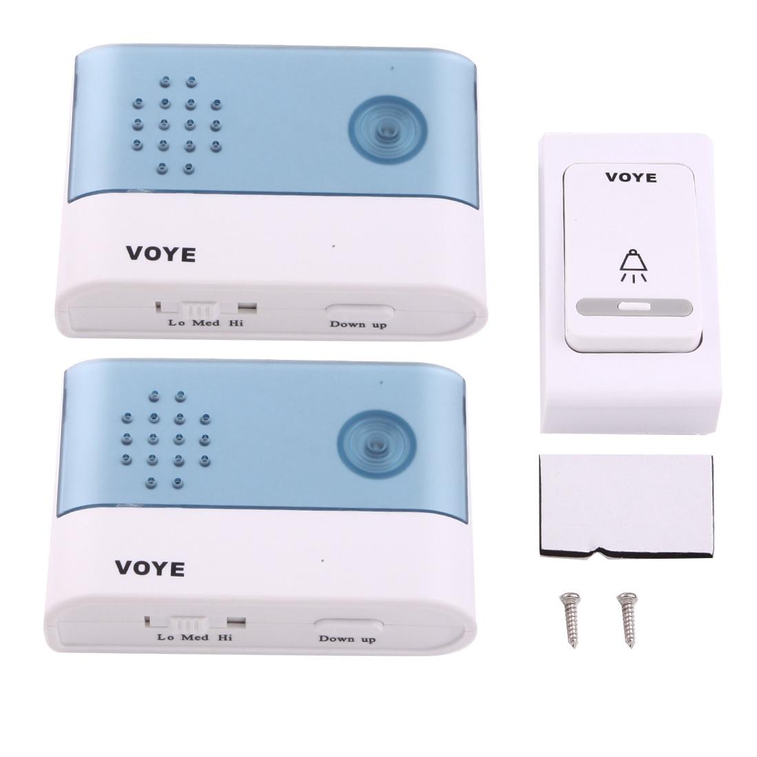 Smart Wireless Doorbell With Dual Receiver For Home Access And Surveillance