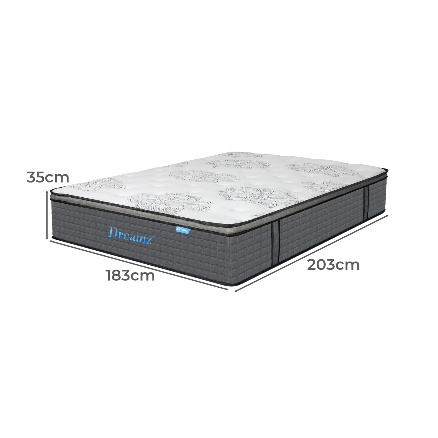 Dreamz Spring Mattress Bed Pocket Egg King