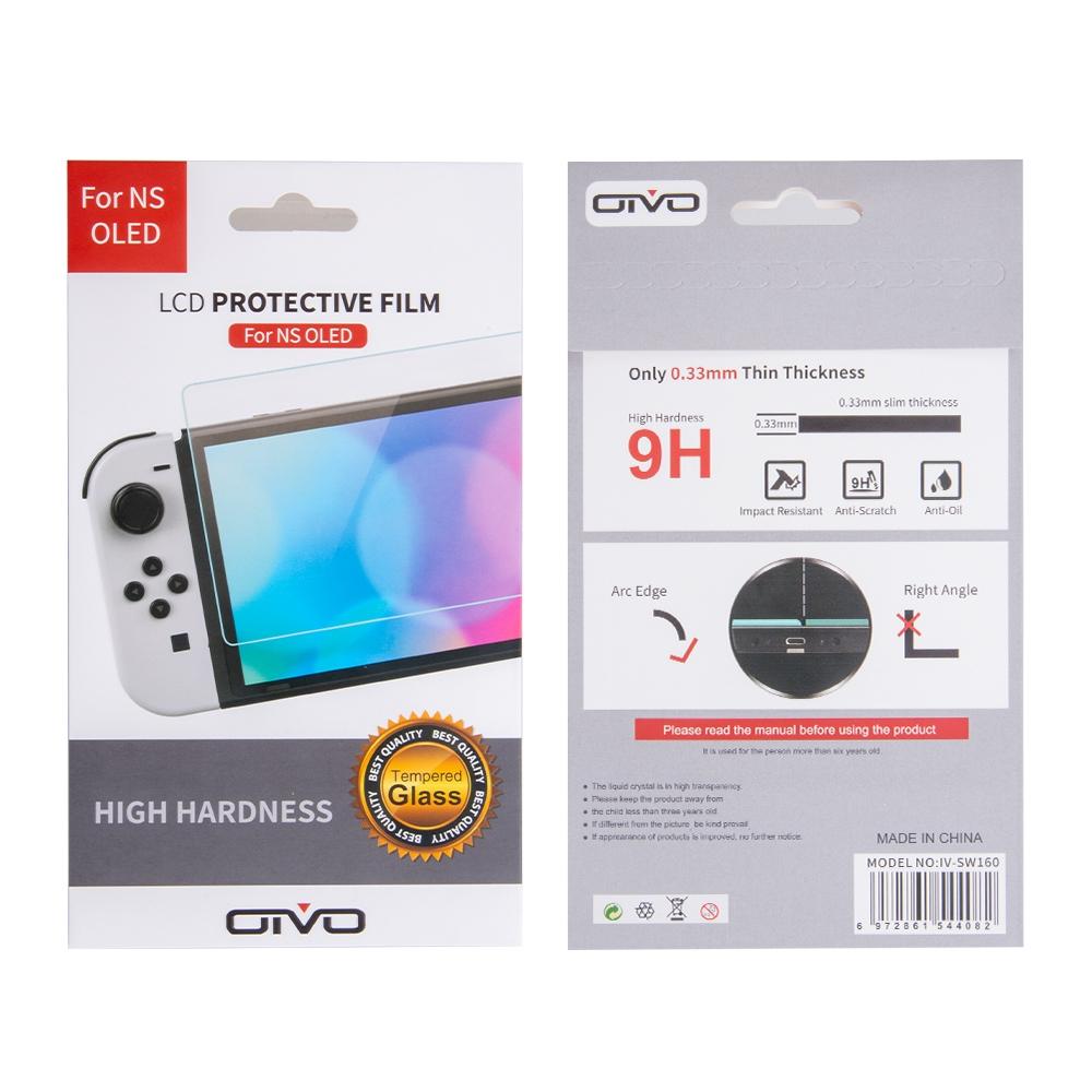 Tempered Glass Screen Protector For Nintendo Switch Oled Video Game Accessory