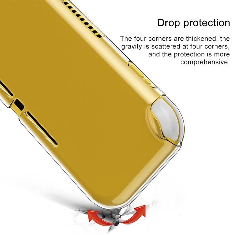 Clear Protective Tpu Case For Nintendo Switch Lite With Precise Design