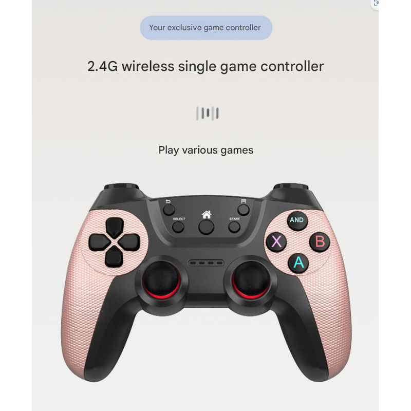 Elosung Orange 2.4G Wireless Game Controller Bluetooth For Android Phones Pc Gaming Consoles