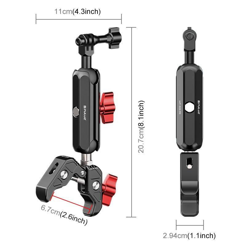 Cnc Metal Motorcycle Handlebar Mount For Cameras And Action