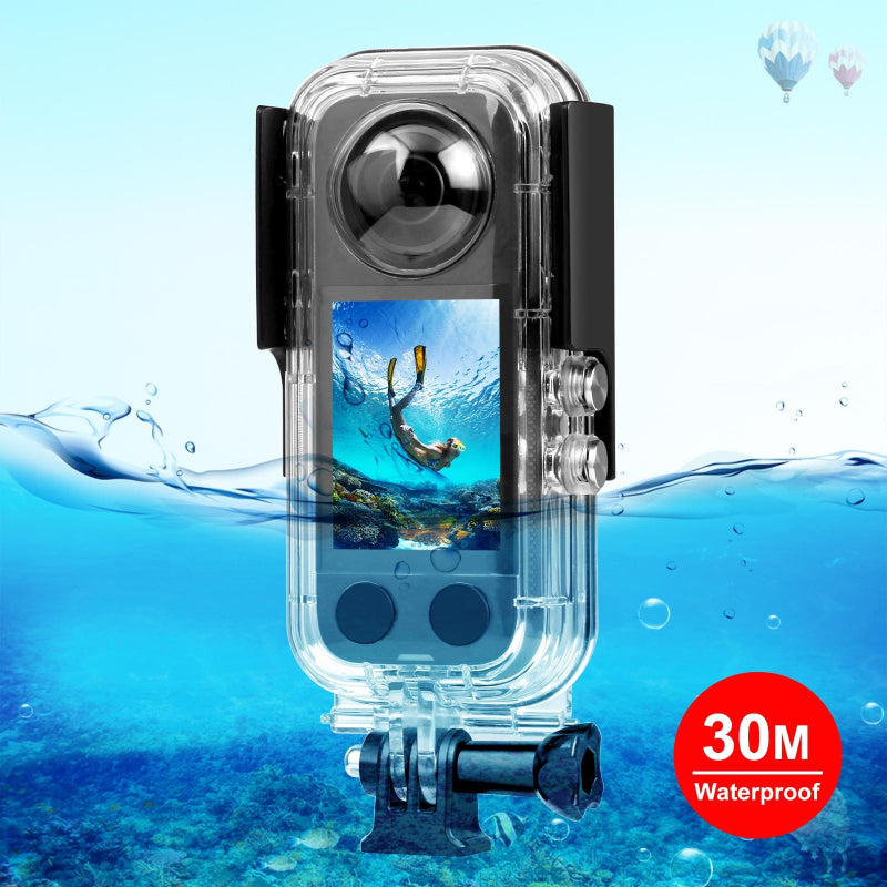 Waterproof Housing For Insta360 X3 Action Camera With 30 Metre Depth Protection