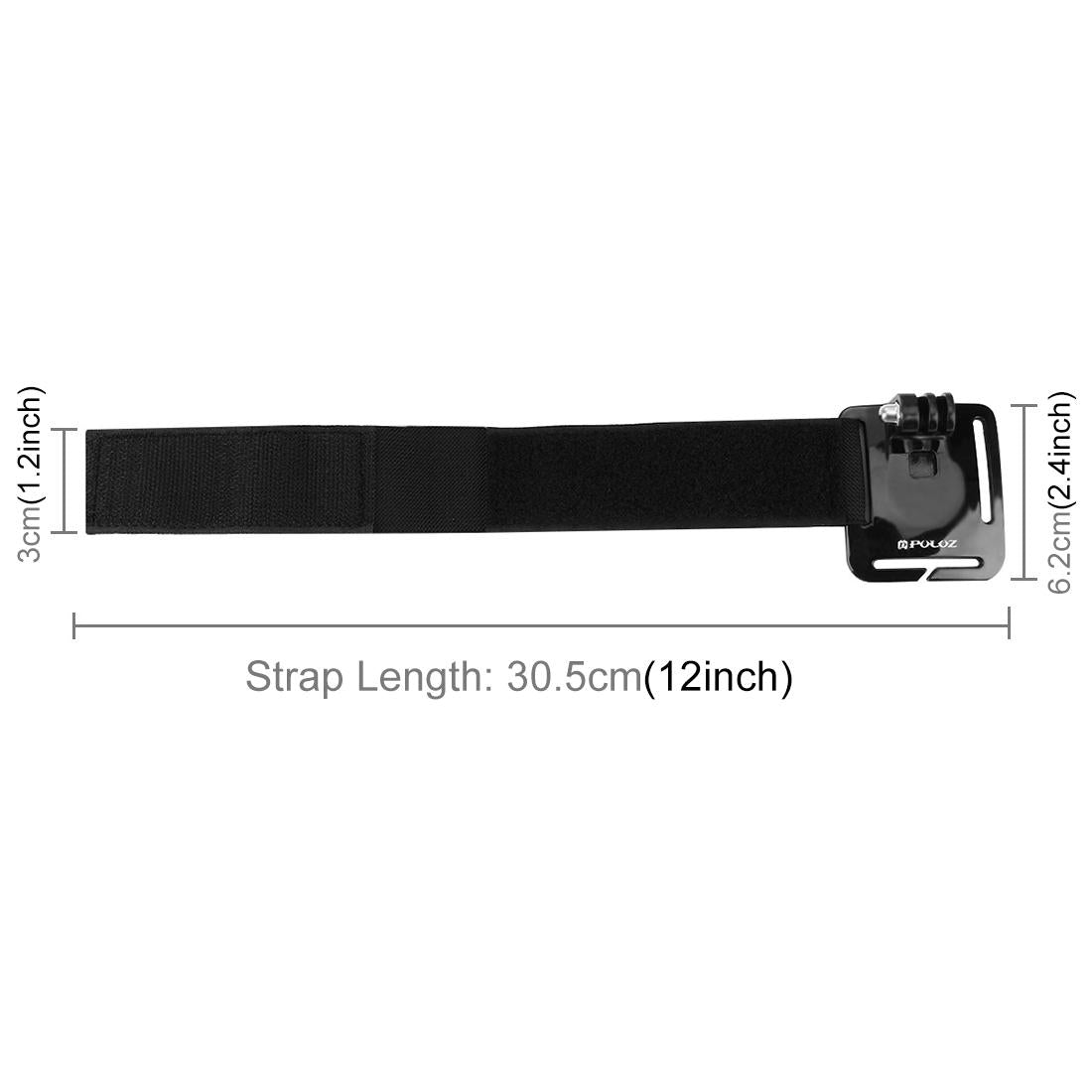 Universal Action Camera Mount Strap Length 28.5Cm