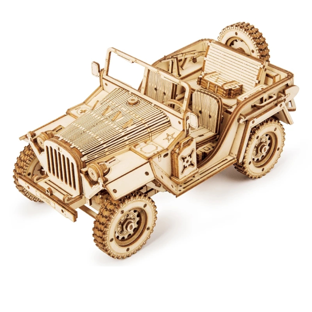 Rokr Train Model 3D Puzzle Toy Assembly Kit For Children