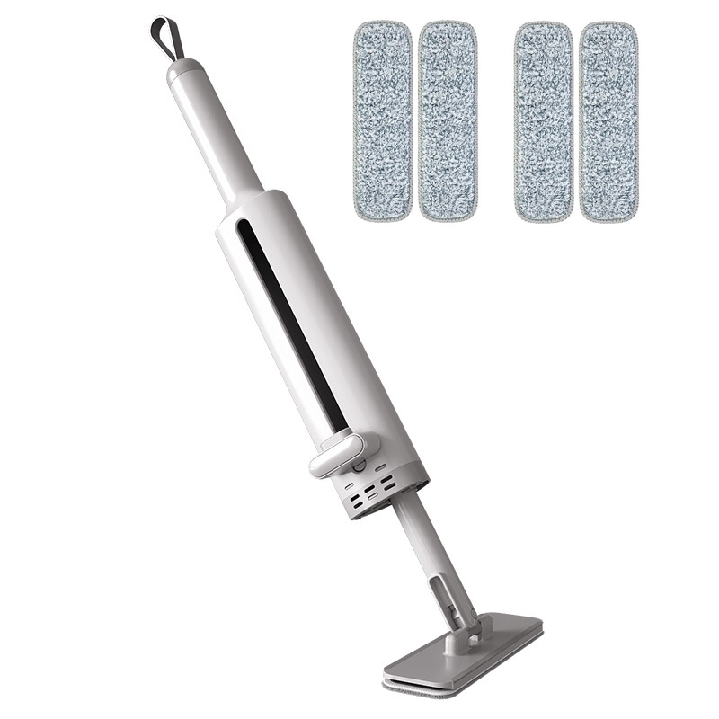 Rotatable Self Squeeze Mini Mop With Crevice Brush For Floor Cleaning