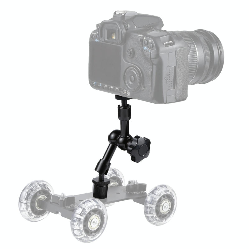 Versatile Seven Inch Articulating Arm For Dslr Accessories Black
