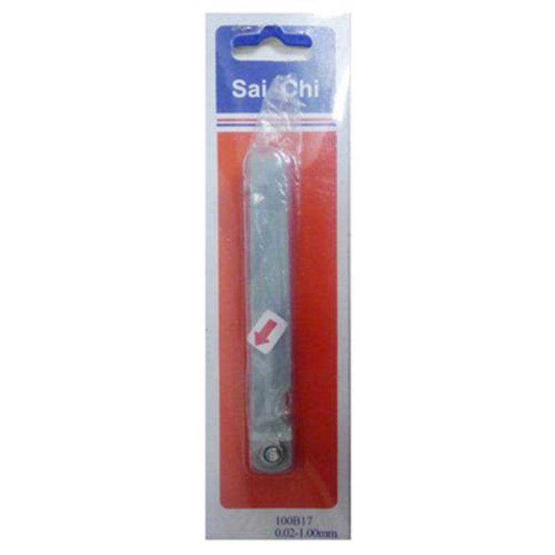 17 Blade Metric Feeler Gauge For Precise Gap Measurement From 0.02 1Mm