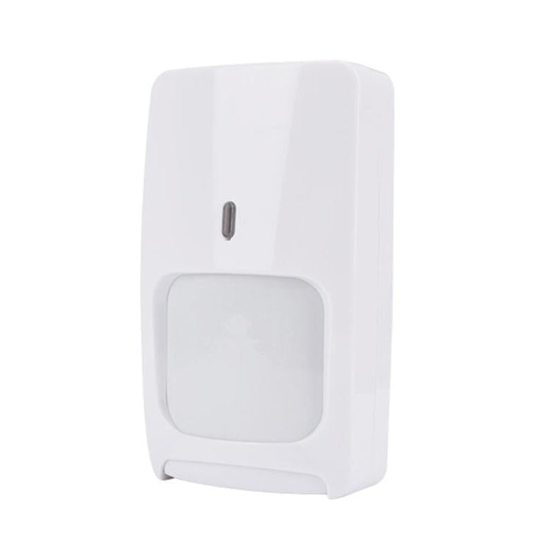 White Dual Technology Motion Sensor Model Dt 7225 For Home Surveillance Applications