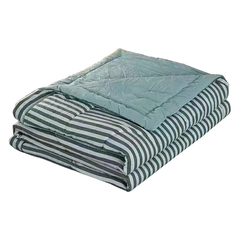Cooling Quilt Breathable Cotton Sleep Aid Blankets For Home And Travel