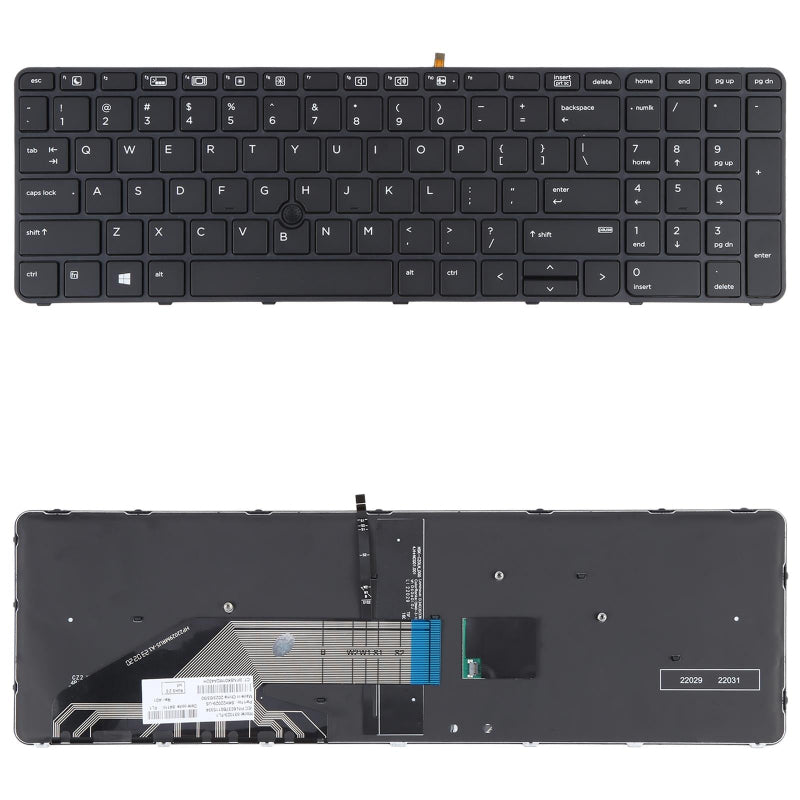 Backlit Keyboard For Hp Probook G2 And G3 Series Us Layout Replacement