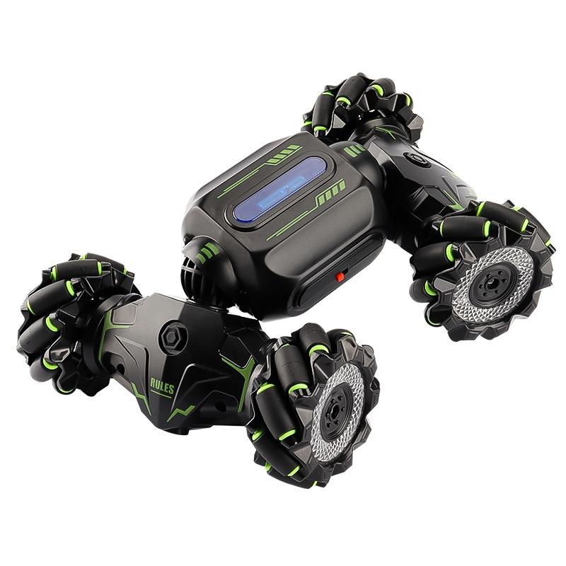 Twist Stunt Car With 2.4G Remote Control In Orange And Green