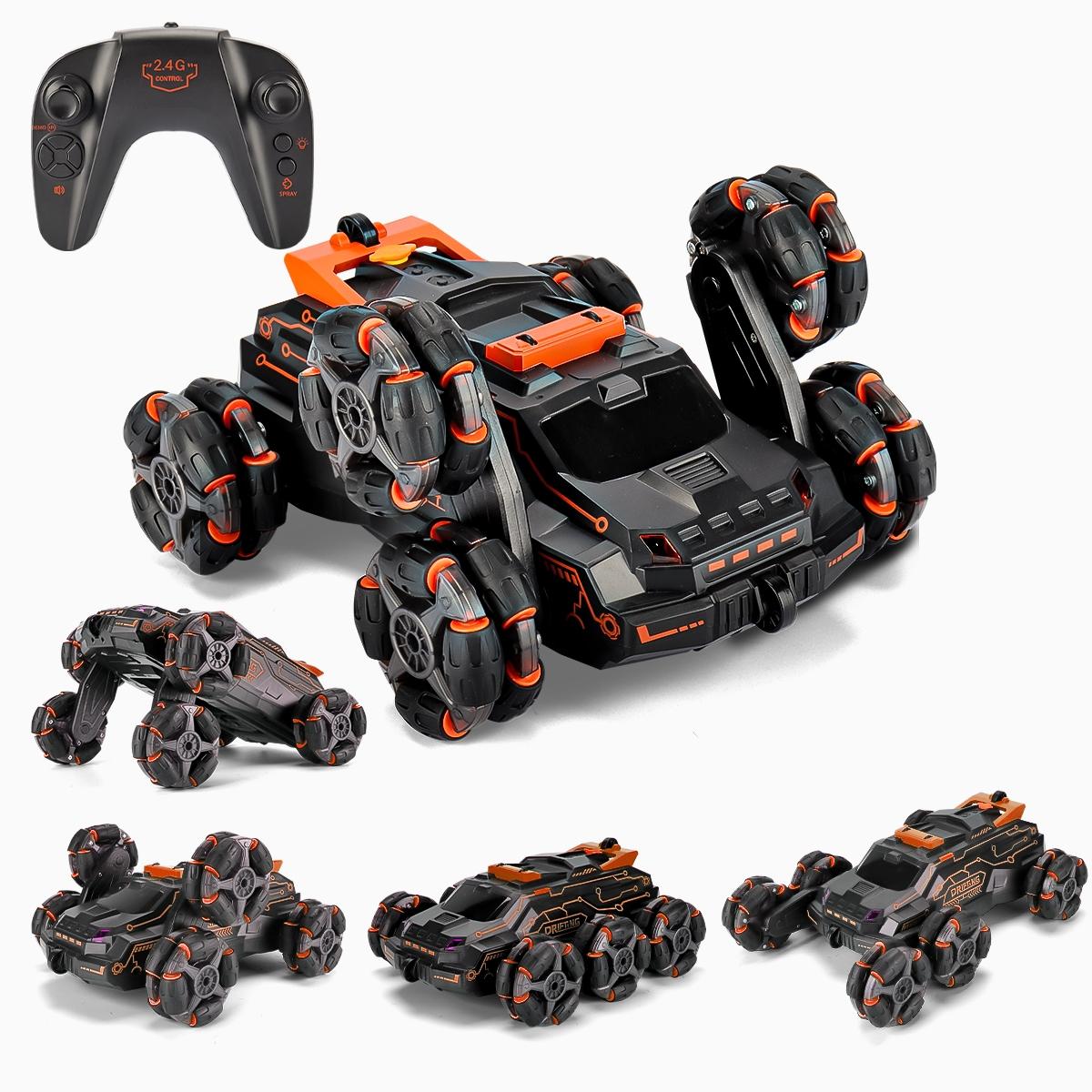 360 Degree Swing Arm Stunt Car With Remote Control And Six Wheel Drift Spray