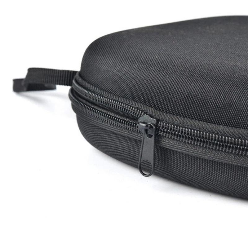 Round Zippered Headphone Storage Bag Portable And Compact Accessory