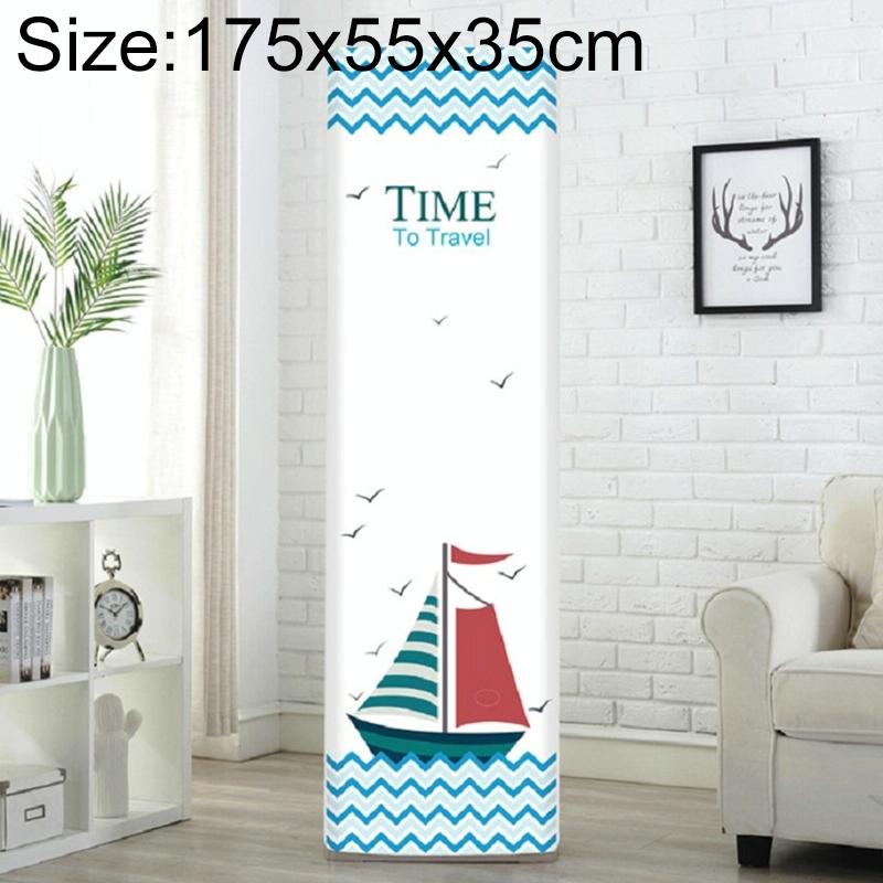 Vertical Cabinet Air Conditioning Cover Fabric Sailboat Design Seventy Five Centimetre