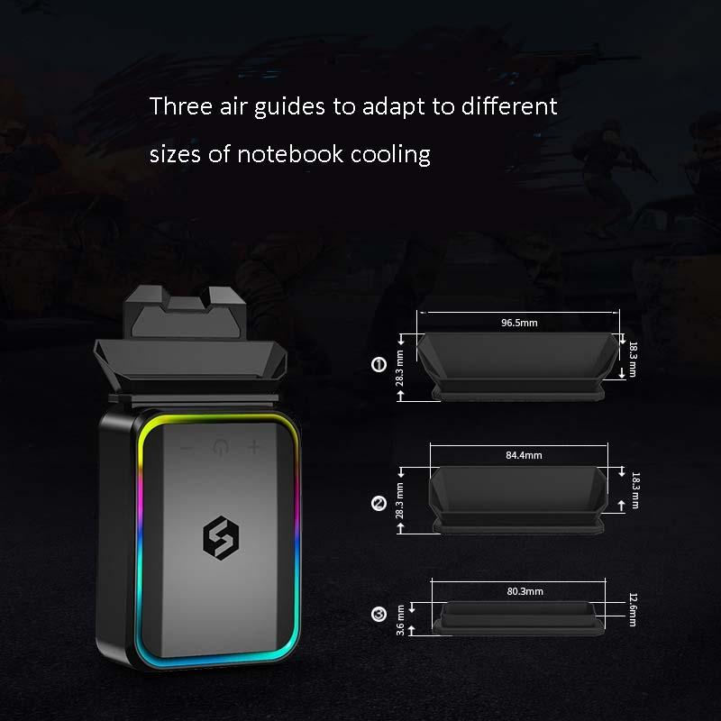 Colourful Notebook Exhaust Radiator With Side Suction Fan For Efficient Cooling