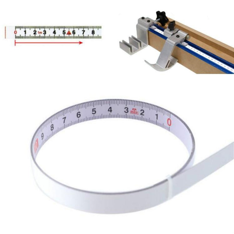 Self Adhesive Steel Ruler With 3M Tape Measure Sticky Scale For Accurate Measuring