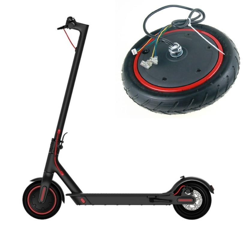 350W 36V Scooter Motor Drive Wheel With Pneumatic Tire For Xiaomi Mijia M365 And Pro