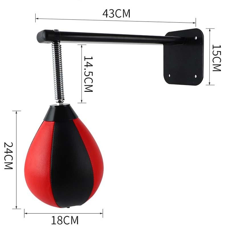 Vent Inflatable Wall Mounted Speed Ball For Boxing And Martial Arts Training