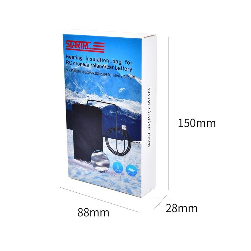 Usb Battery Safety Guard For Dji Mini 2 And Air 2S Fireproof Insulation Bag