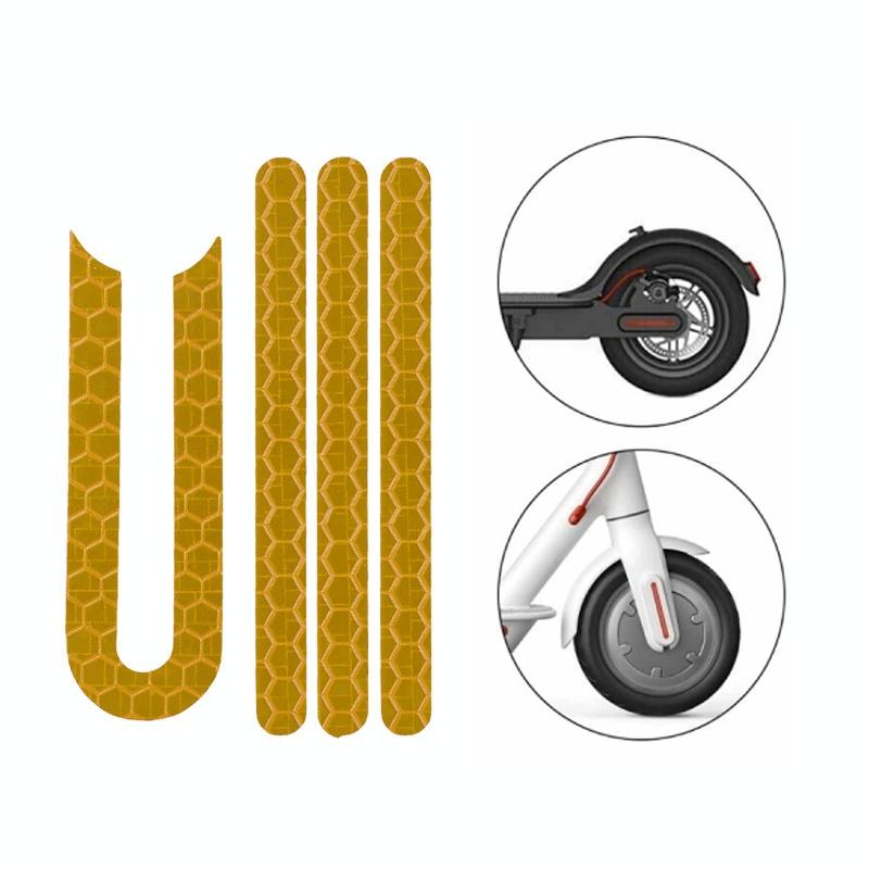 Reflective Stickers For Xiaomi Mijia M365 Pro Scooter Yellow