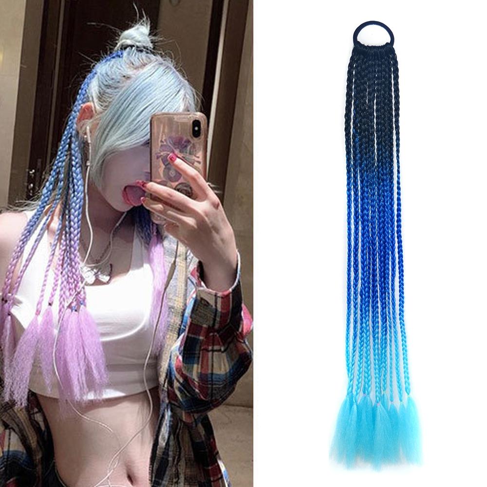 Vibrant Braid Hair Band With Corn Silk Dreadlocks Color 35 Bold Stylish Accessory
