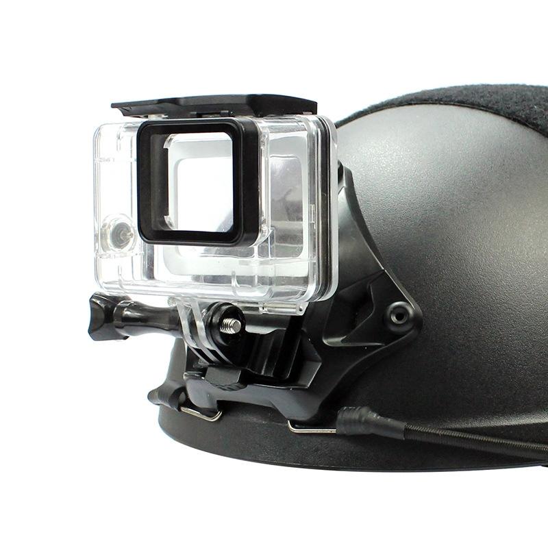 Universal Helmet Mount For Action Cameras With Aluminium Alloy Construction