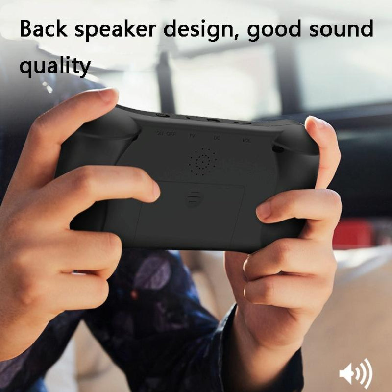 Double Black Handheld Game Console With 3.5 Inch Screen
