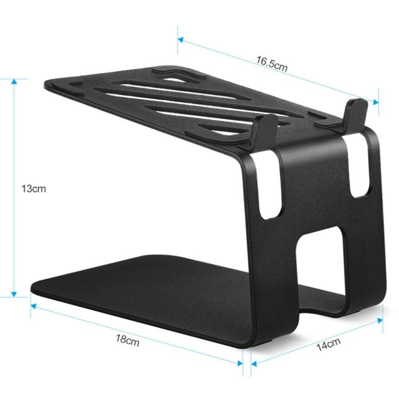 Aluminium Laptop Stand With Cooling Speaker Portable For Computers And Tablets