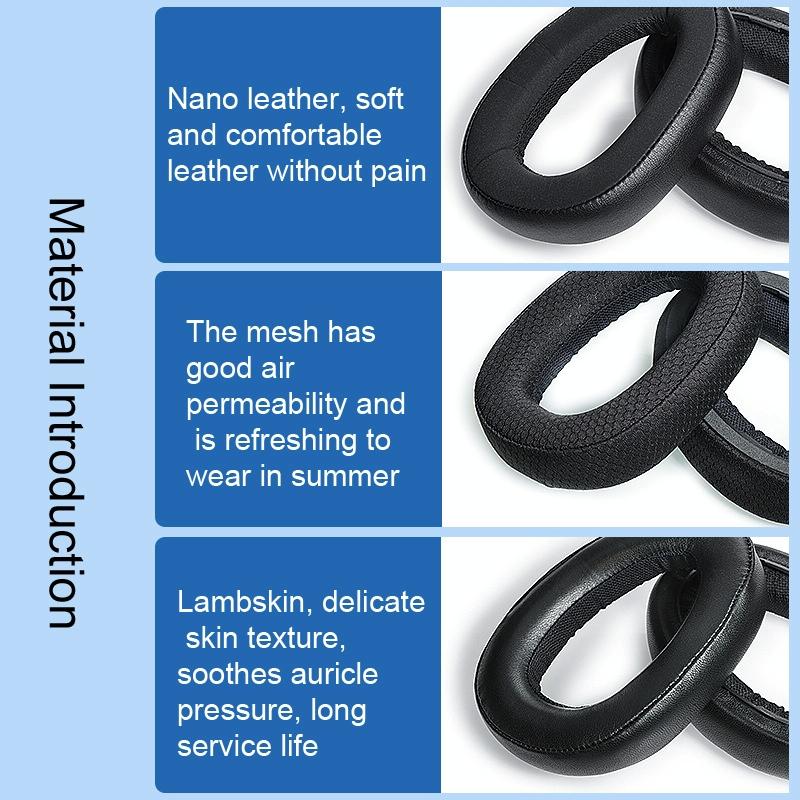 2 Pack Mesh Earmuff Head Beam For Sennheiser Gsp Series Headsets