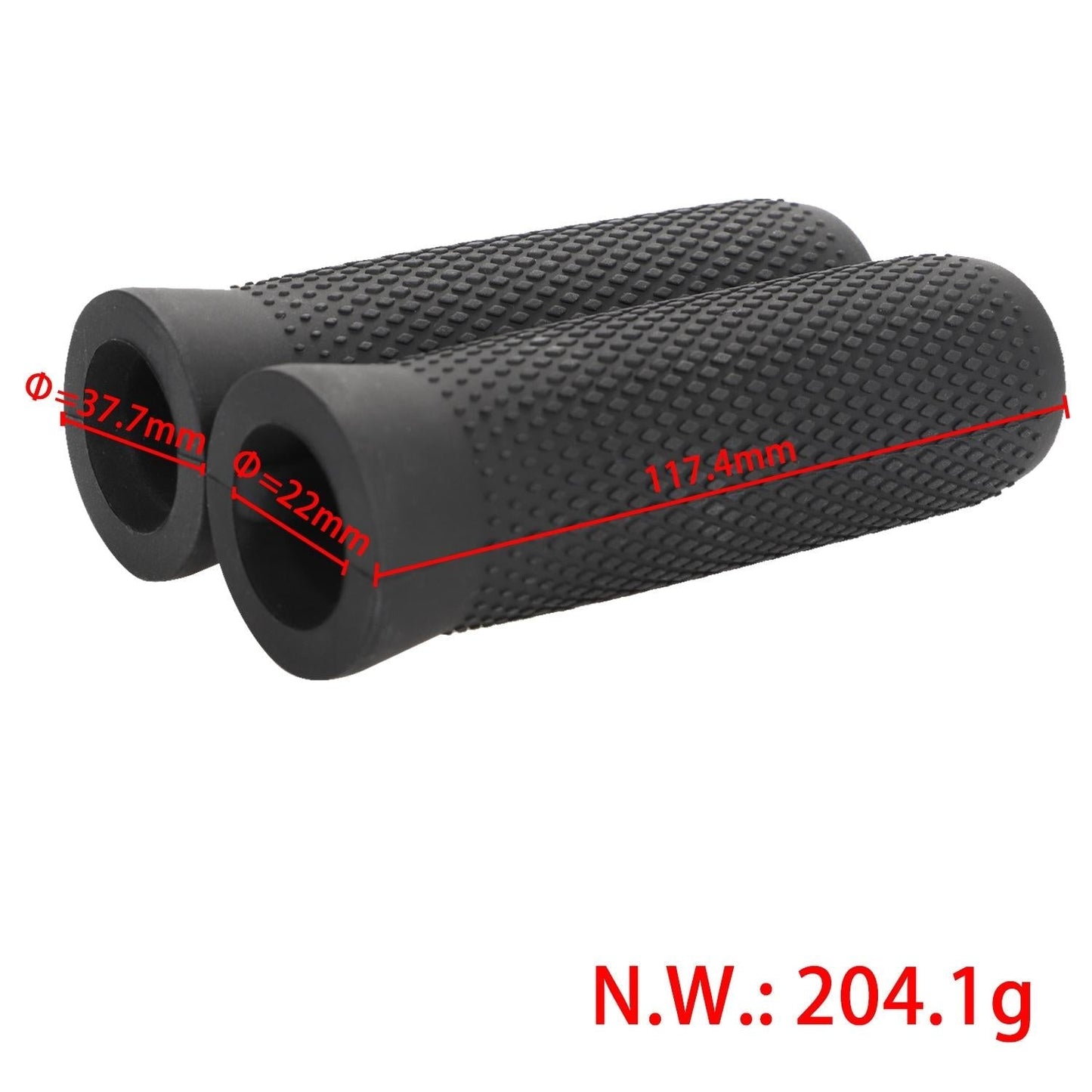 Silicone Handbar Cover For Ninebot Es Scooters Grey Pair