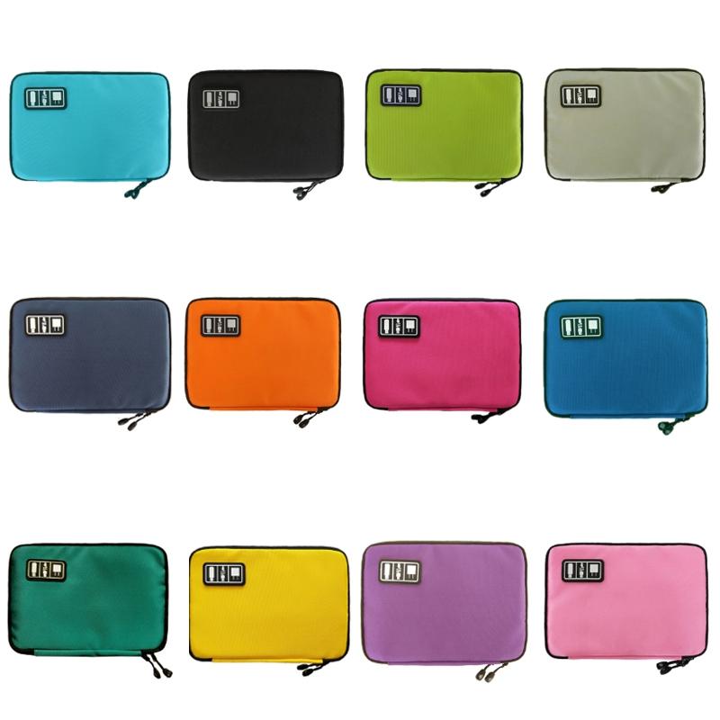 Multifunctional Portable Mobile Phone Digital Accessories U Disk Storage Bag Green