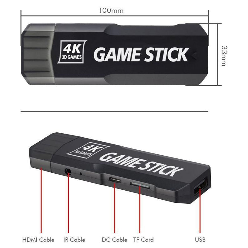 Wireless 4K Tv Game Console With 15000 Games 32Gb Storage For Ultimate Gaming Experience