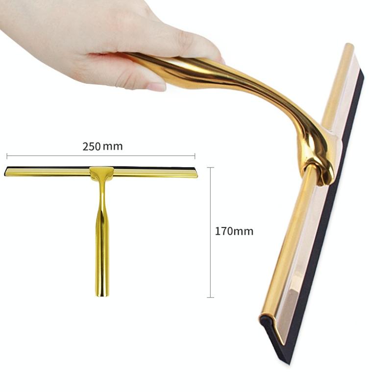 Stainless Steel Window Wiper With Circular Hook For Household Use