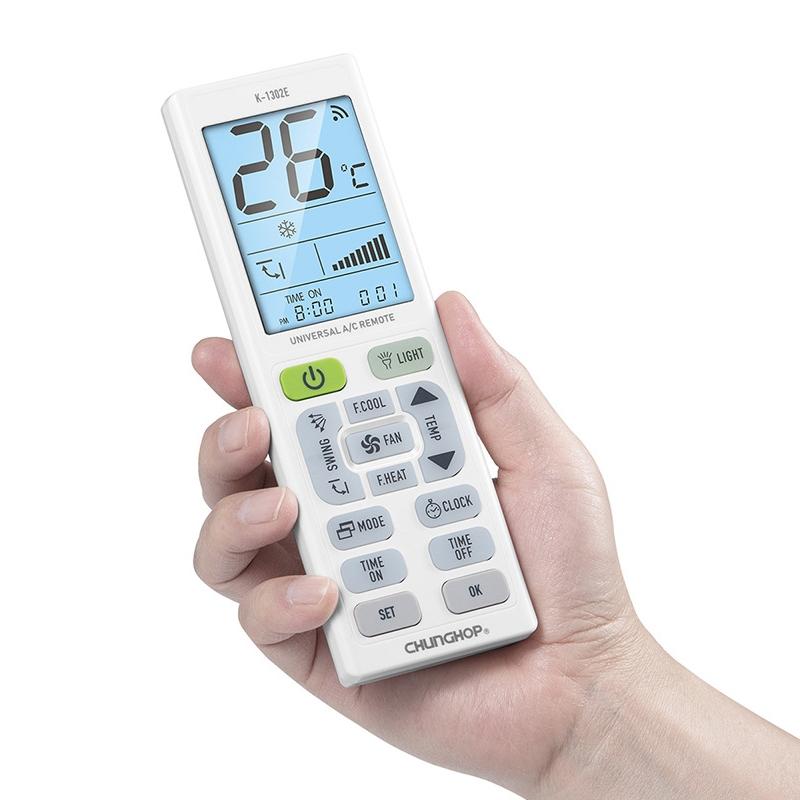 Universal Large Screen Battery Air Conditioner Remote Control Night Light