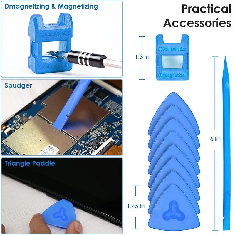 124 Piece Multipurpose Screwdriver Set For Electronics And Household Repairs