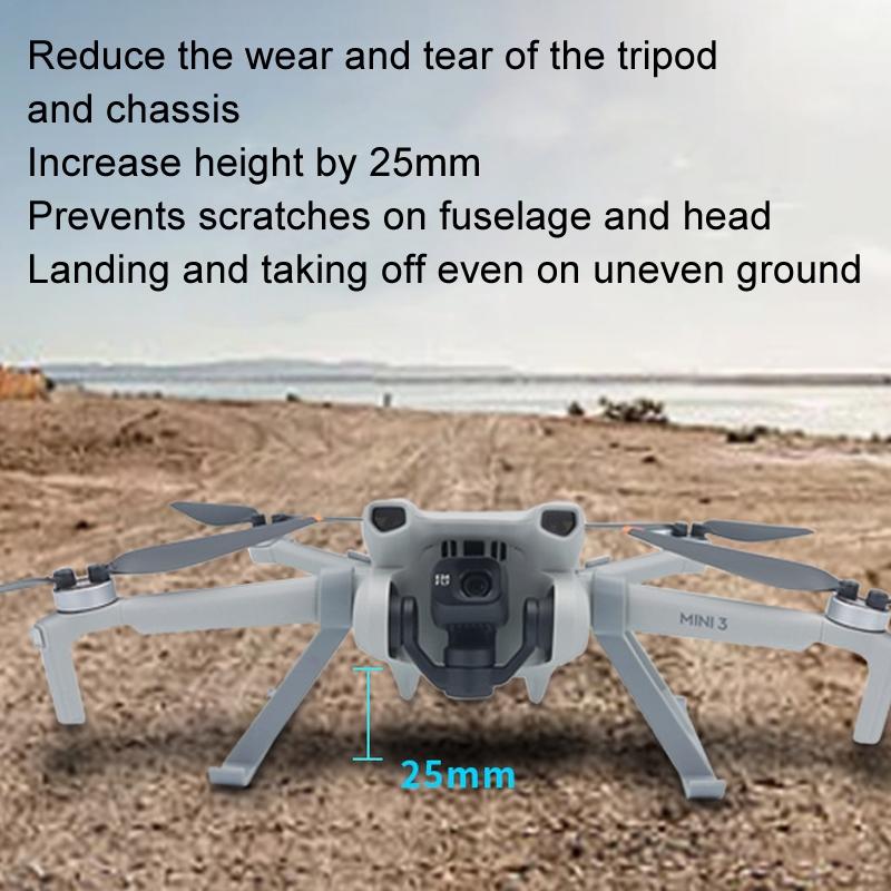 Pair Of Landing Gear Propeller Covers For Height Increase Kickstand Protection