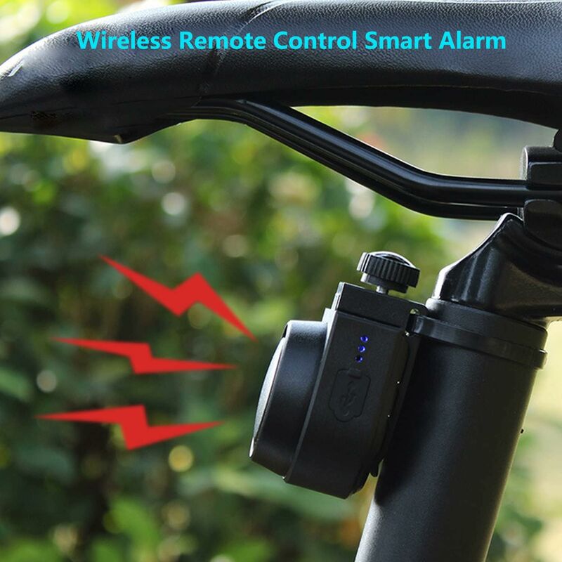 Anti Theft Alarm Smart With Wireless Remote Control Waterproof Vibration For
