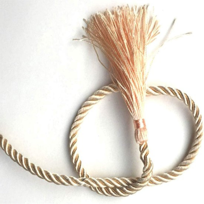 Soft And Silky Strong Braided Twisted Rope 32 Feet 8Mm (1/3") Diameter 10 Meters Multi Purpose Hemp Shiny