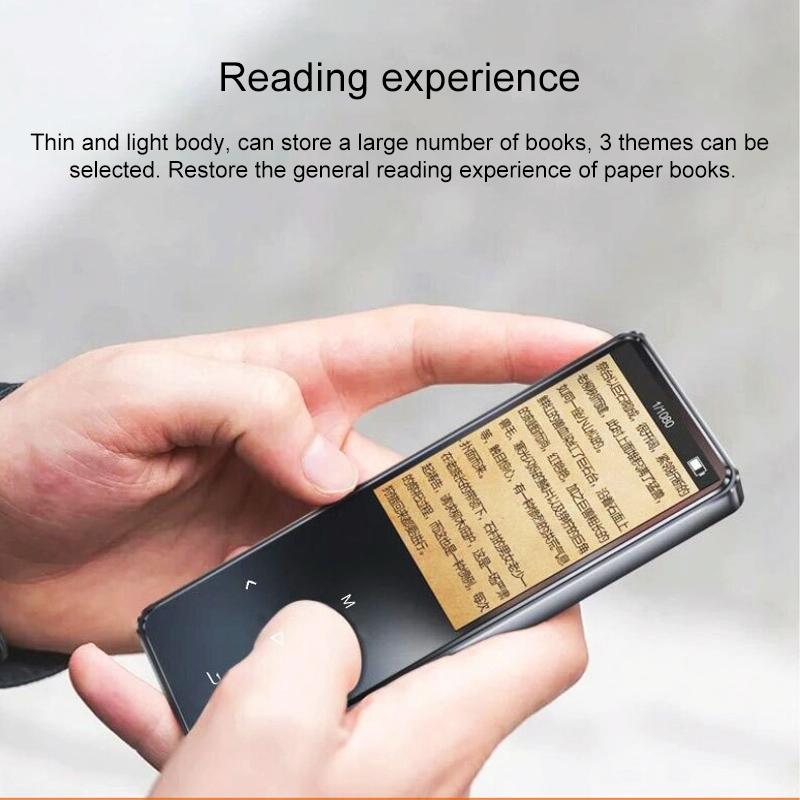 1.8 Inch Metal Bluetooth Mp3 / Mp4 Player With Touch Screen 8Gb Black