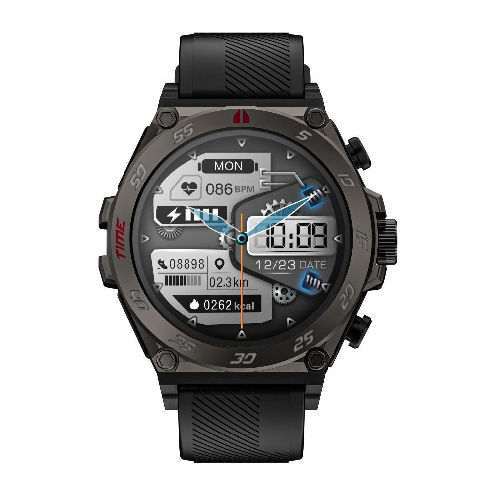 1.53 Inch Ip67 Bt5.0 Sport Smartwatch With Earbuds Bluetooth Call & Health Monitor