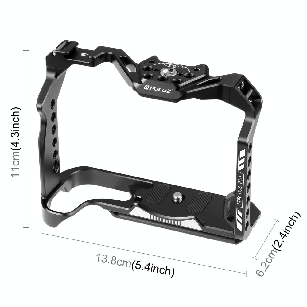 1 Sets of Parallel 1 Sets Of Metal Camera Cage For Canon Eos R10 Stabilizer Rig Black Audio And Video Equipment