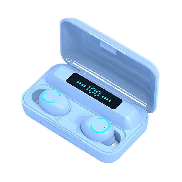 Wireless Noise Cancelling Earbuds With Charging Case Black